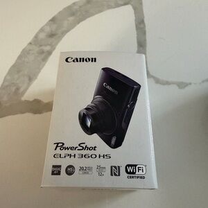 NEW Canon PowerShot ELPH 360 HS WiFi Digital Camera